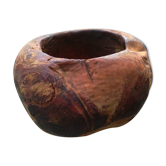 Raw wooden pot cover