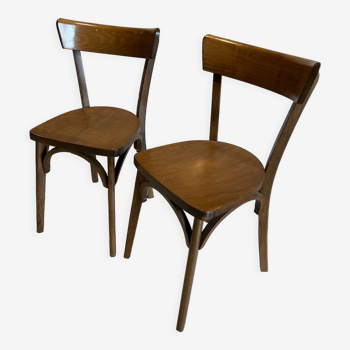 Lot de 2 chaises bistrot 1950/60