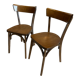 Set of 2 bistrot chairs 1950/60