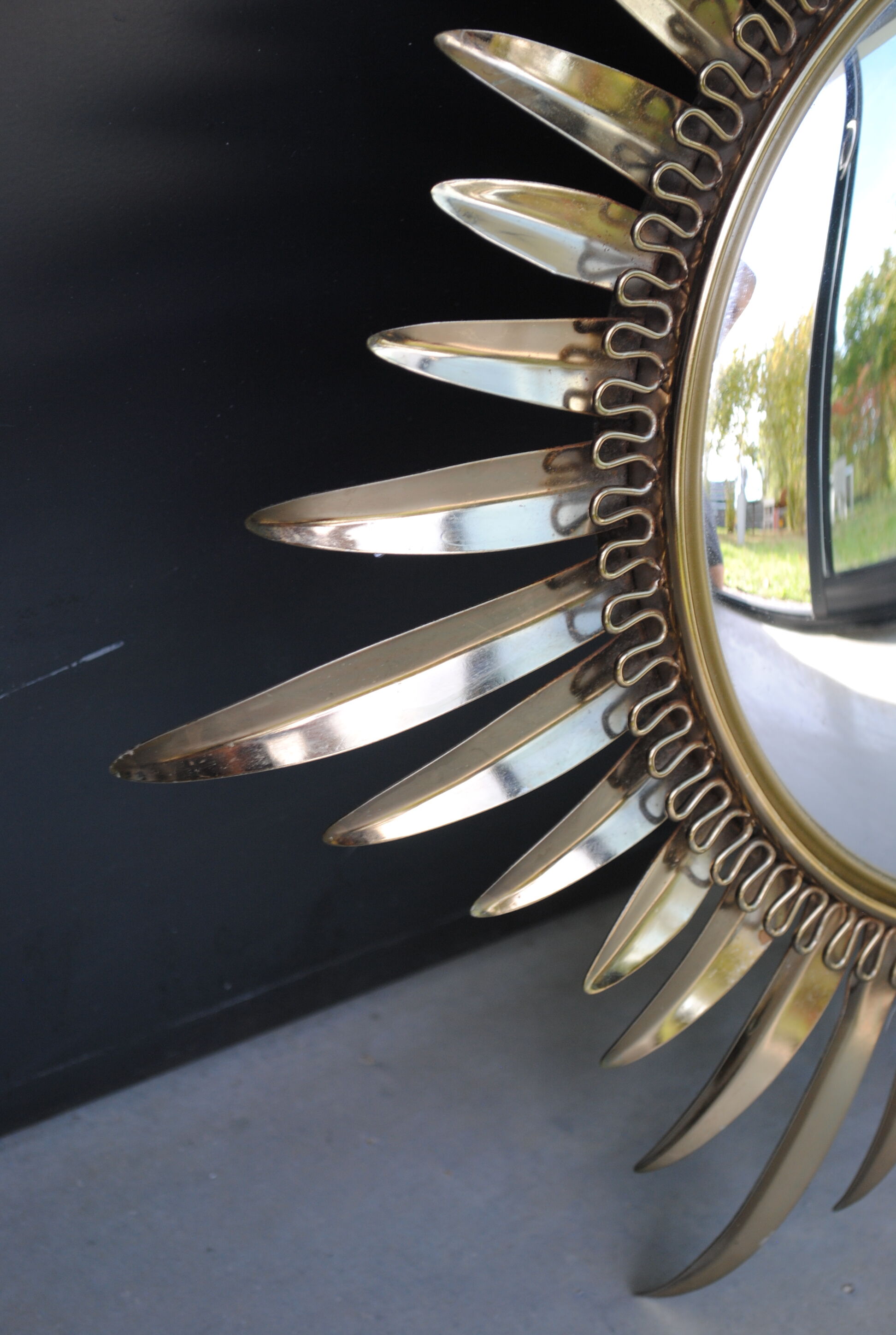 Mirror sun vintage witch eye 48cm
