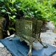 Napoleon III brass magazine rack