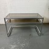 Bureau en Aluminium et Verre