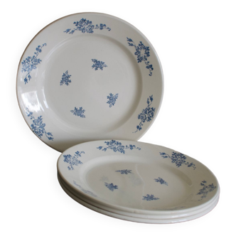 Set of 4 vintage ceramic plates