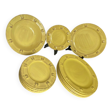 Earthenware dinner service