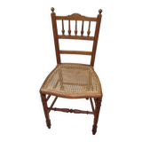 Rattan bedroom chair from the early 20th century