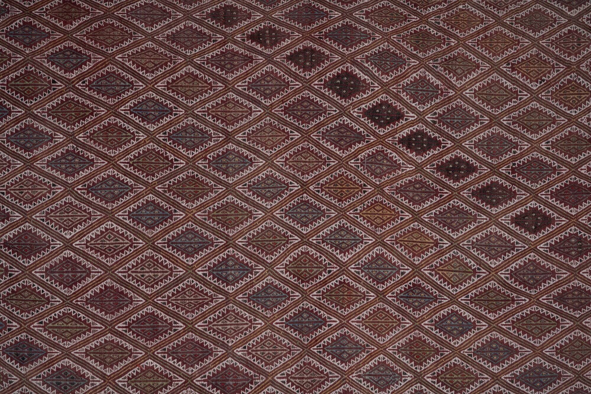 Vintage Turkish rug handmade 147x218 cm
