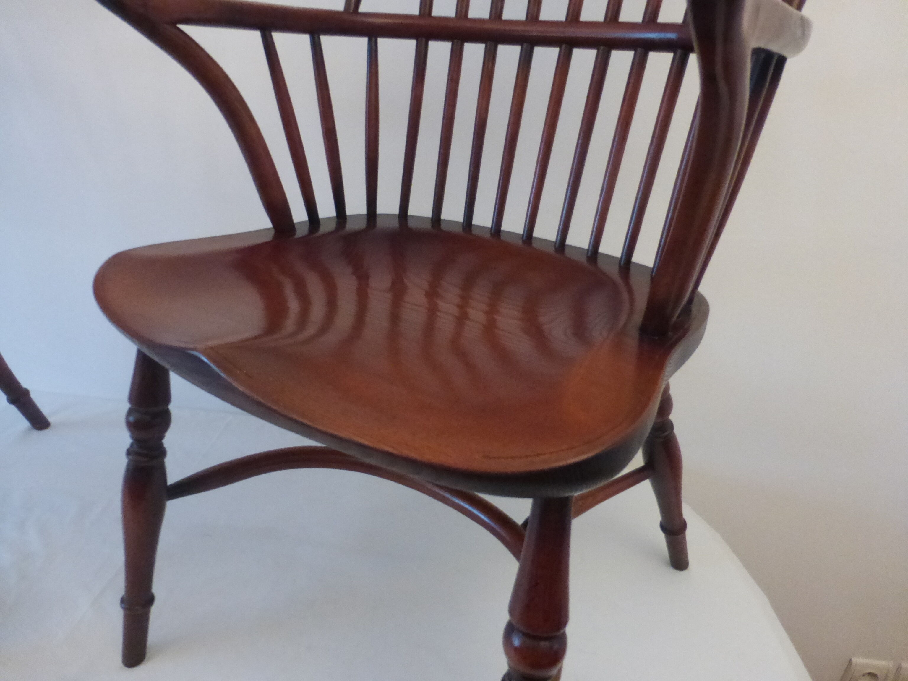 American Windsor armchair pair