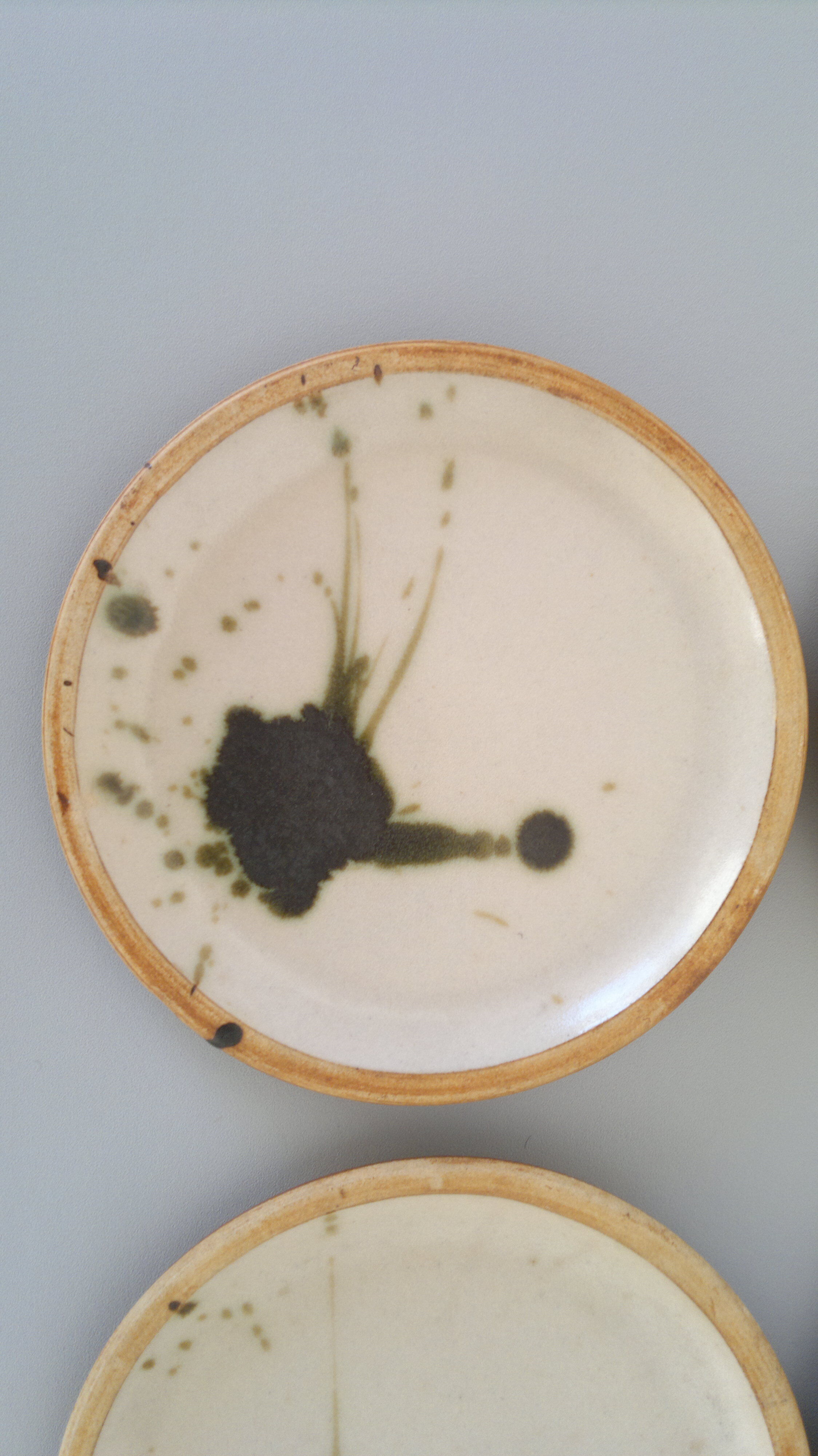 Modernist plates "Pottery La Colombe"