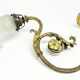CVW Rococo Large French Wall Sconce Brown