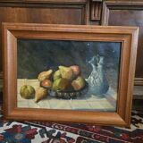 Oil on canvas nature and