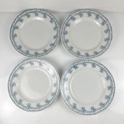 Set de 4 assiettes plates St Amand, vers 1930