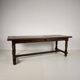 Large French Oak Monastery Table 320/220 cm, early 20th Century