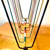 Multicolored vintage magazine racks