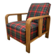 Fauteuil art déco bois années 30