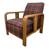 Art Deco wooden armchair from the 1930s