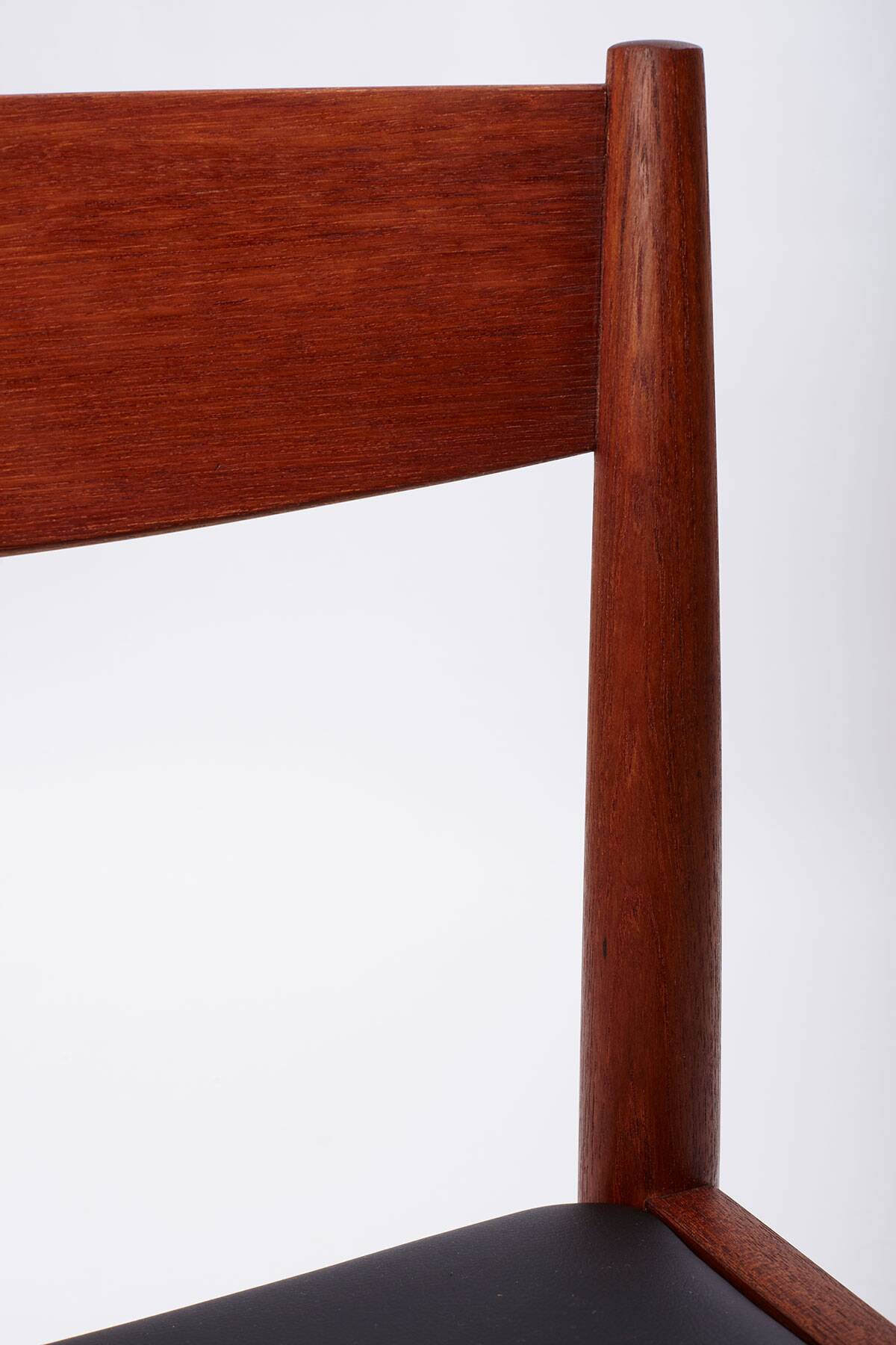 Set of 8 Mid-Century Teak Dining Chairs, Denmark 1960's