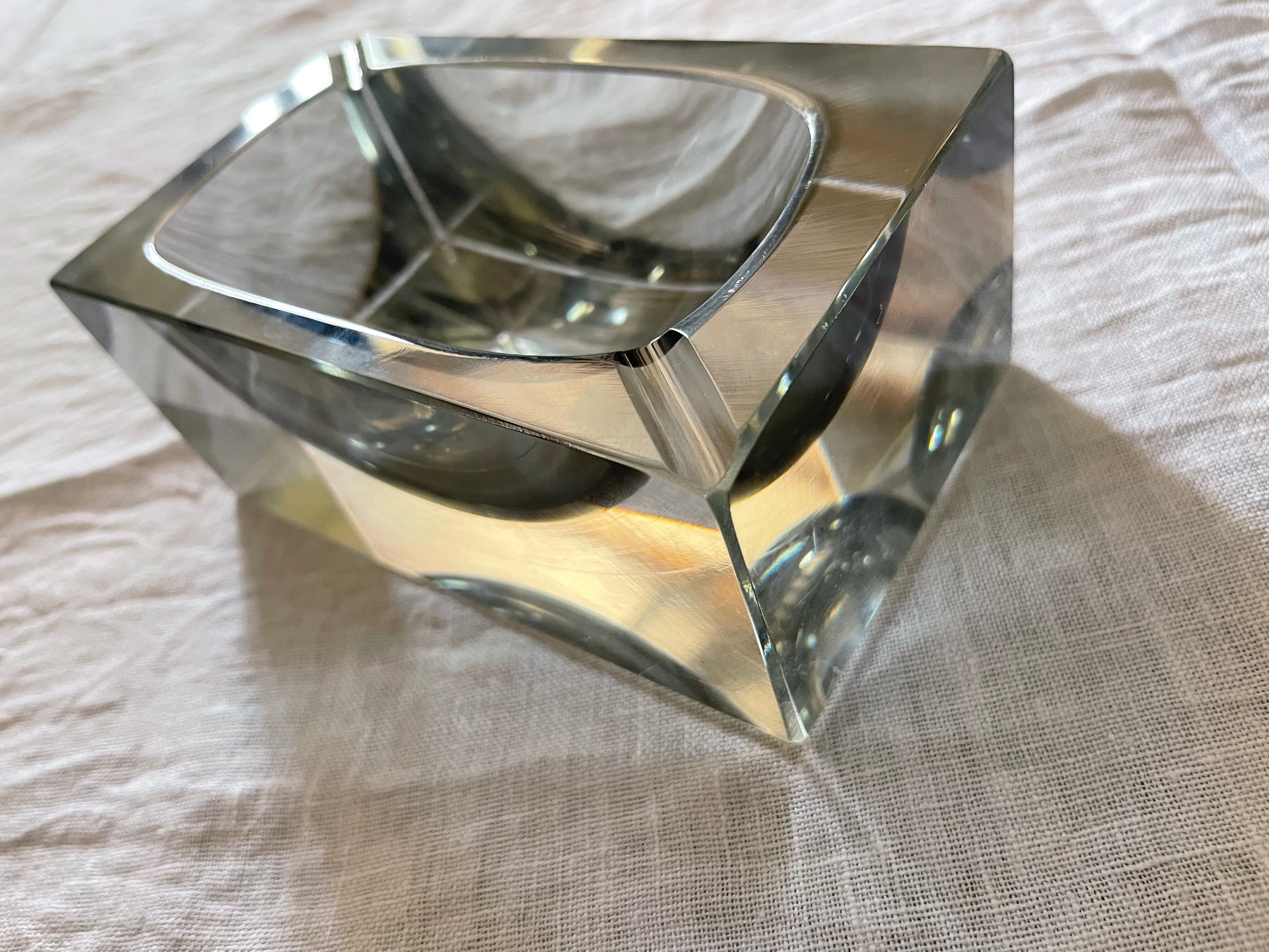 Old ashtray vintage murano glass