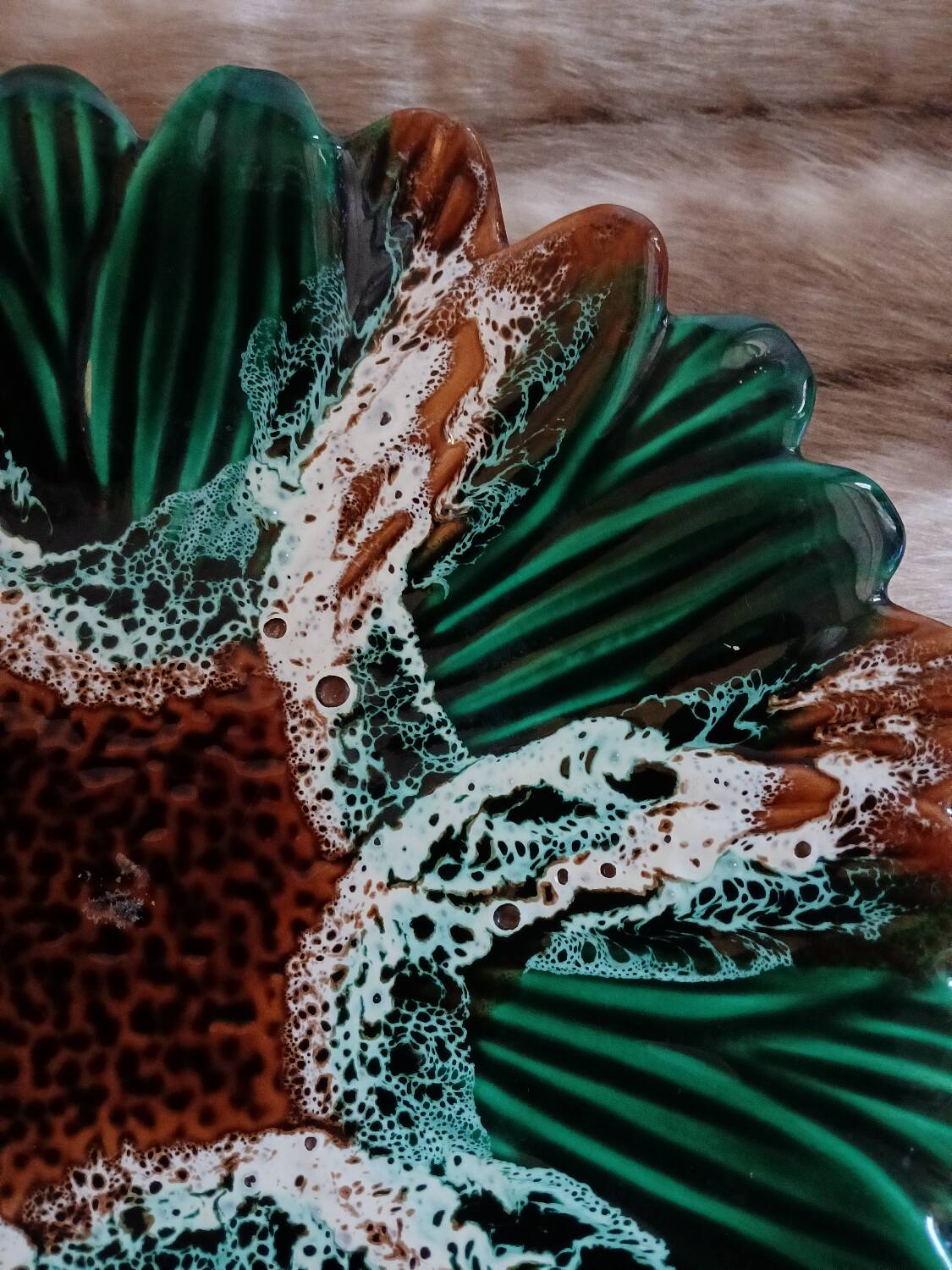 Coupe à fruits ancien Vallauris 