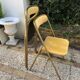 Paire de chaises pliantes vintages