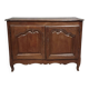Rustic Louis XV period buffet in solid oak, circa 1750
