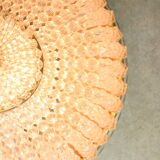 Mid-Century Czech Crystal and Brass Wall Lamp in Brass, 50s, set of 2