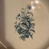 Luneville ironstone dessert plates Violettes model
