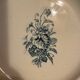 Luneville ironstone dessert plates Violettes model