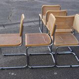 Série  x6 Chaises de salle à manger Style B32 par Marcel Breuer
