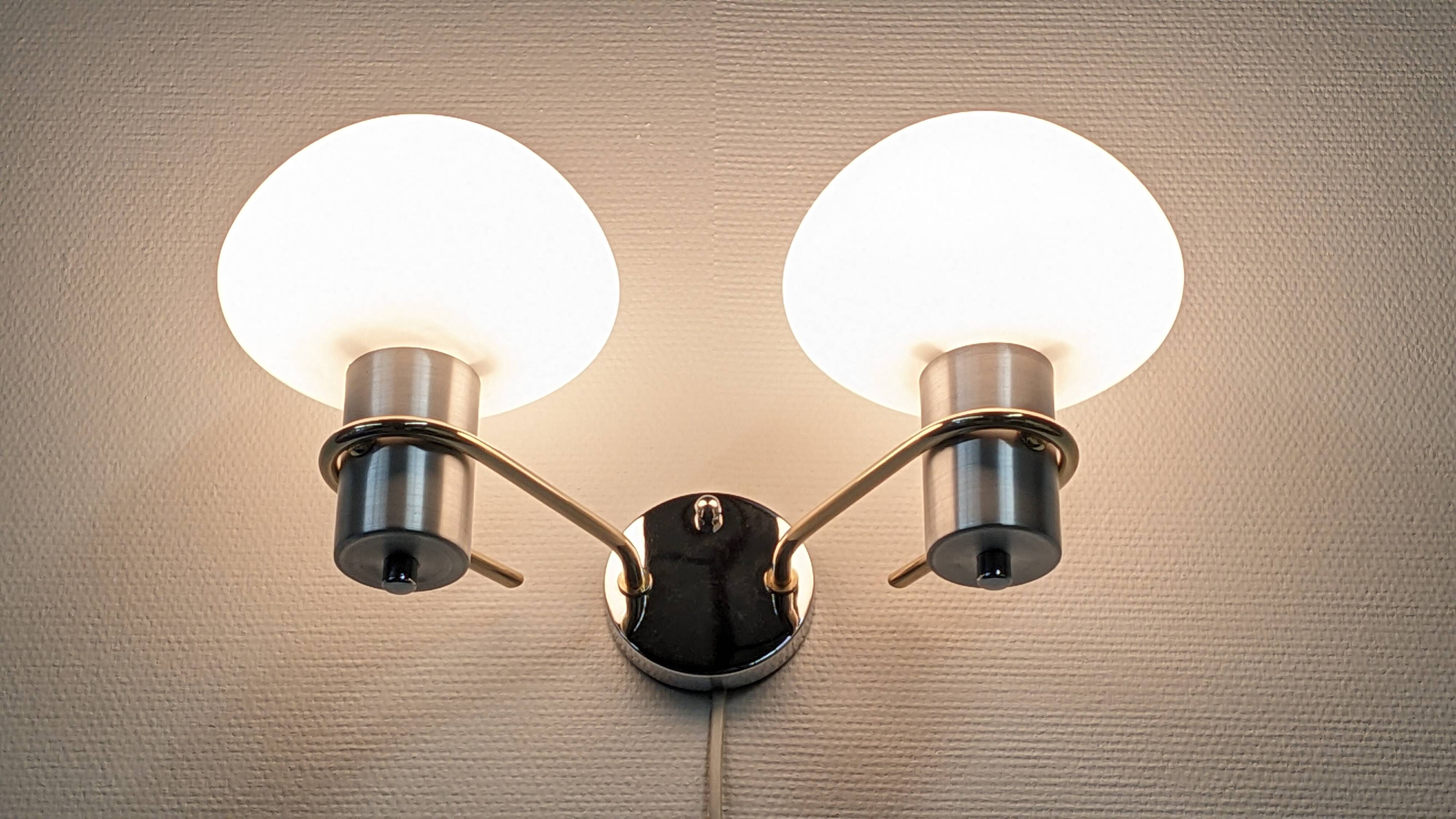 Space age double wall light from the 60s/70s