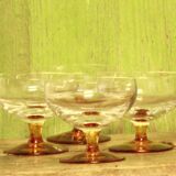 Set of 4 old glasses