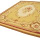 Handmade European Vintage Aubusson Kilim 264 cm x 363 cm