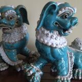 Important pair of Fo dogs