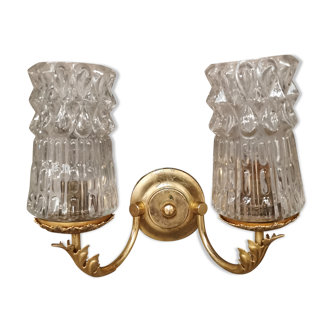 Sconce Art Deco gold metal