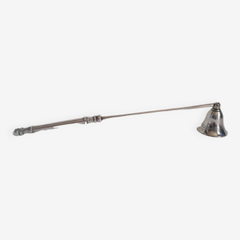 Silver metal candle snuffer