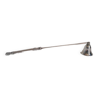 Silver metal candle snuffer