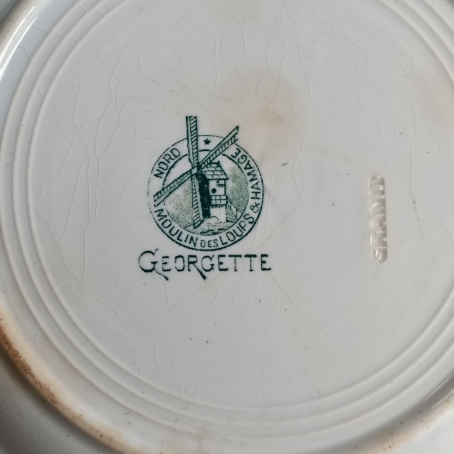 2 plates earth of iron Saint Amand and Moulin des Loups