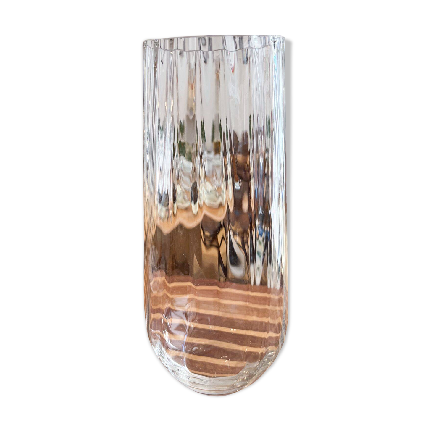 Grand vase transparent