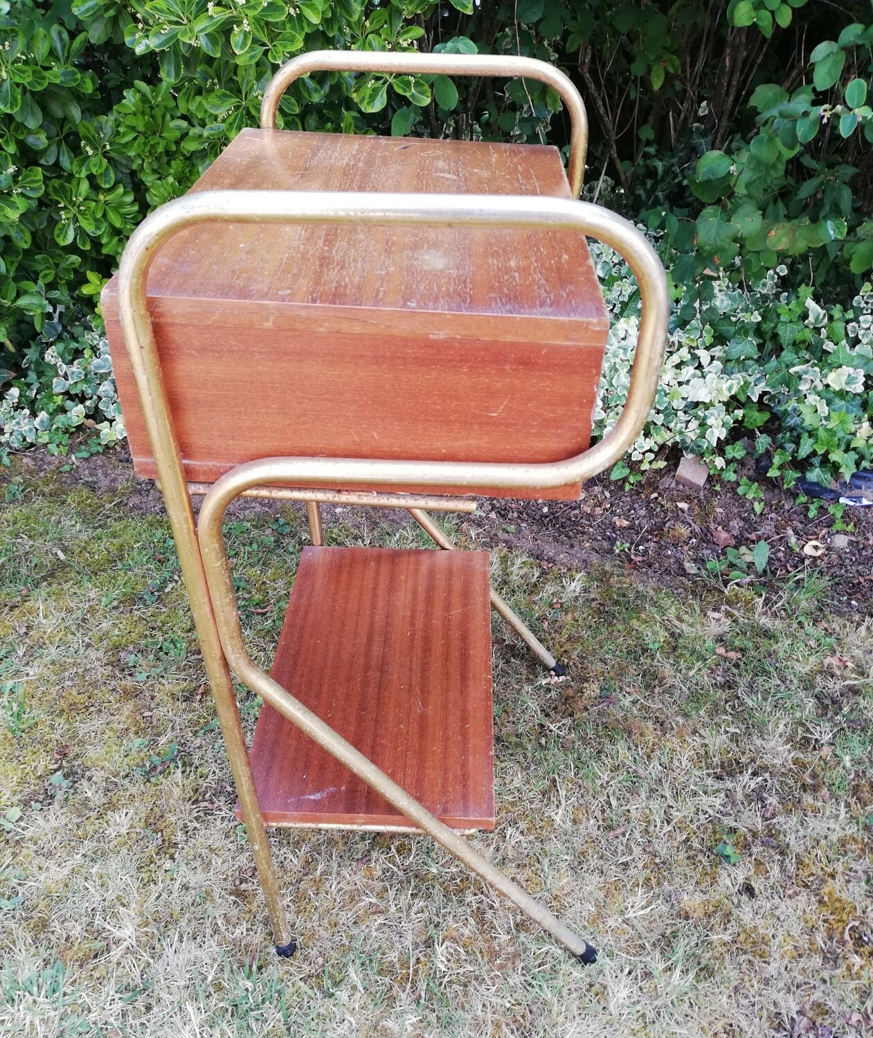 Side table, vintage bedside table