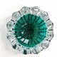 Murano glass ashtray Mid Century Modern with controlled bubbles
