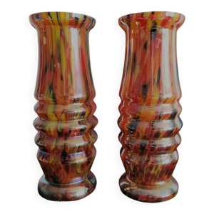 vases Art déco en verre