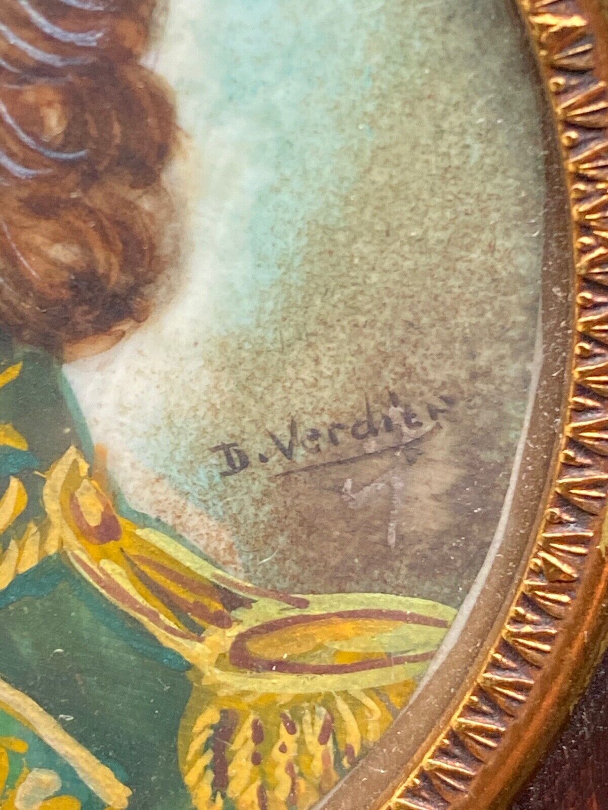 Miniature hand-painted by Verdian Verdian to identify military