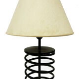 Spring metal lamp