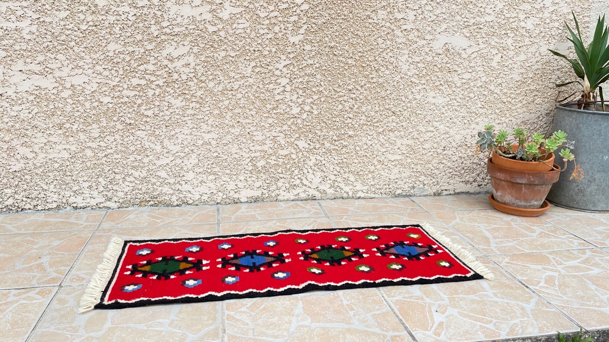 Scandinavian rug rolakan 82x31cm