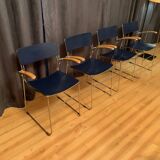 Set of four Sultana chairs, Arrben, Italy, 1970s/1980s