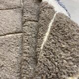 Boujaad tapis gris, personnalisé votre taille Tissage sur commande