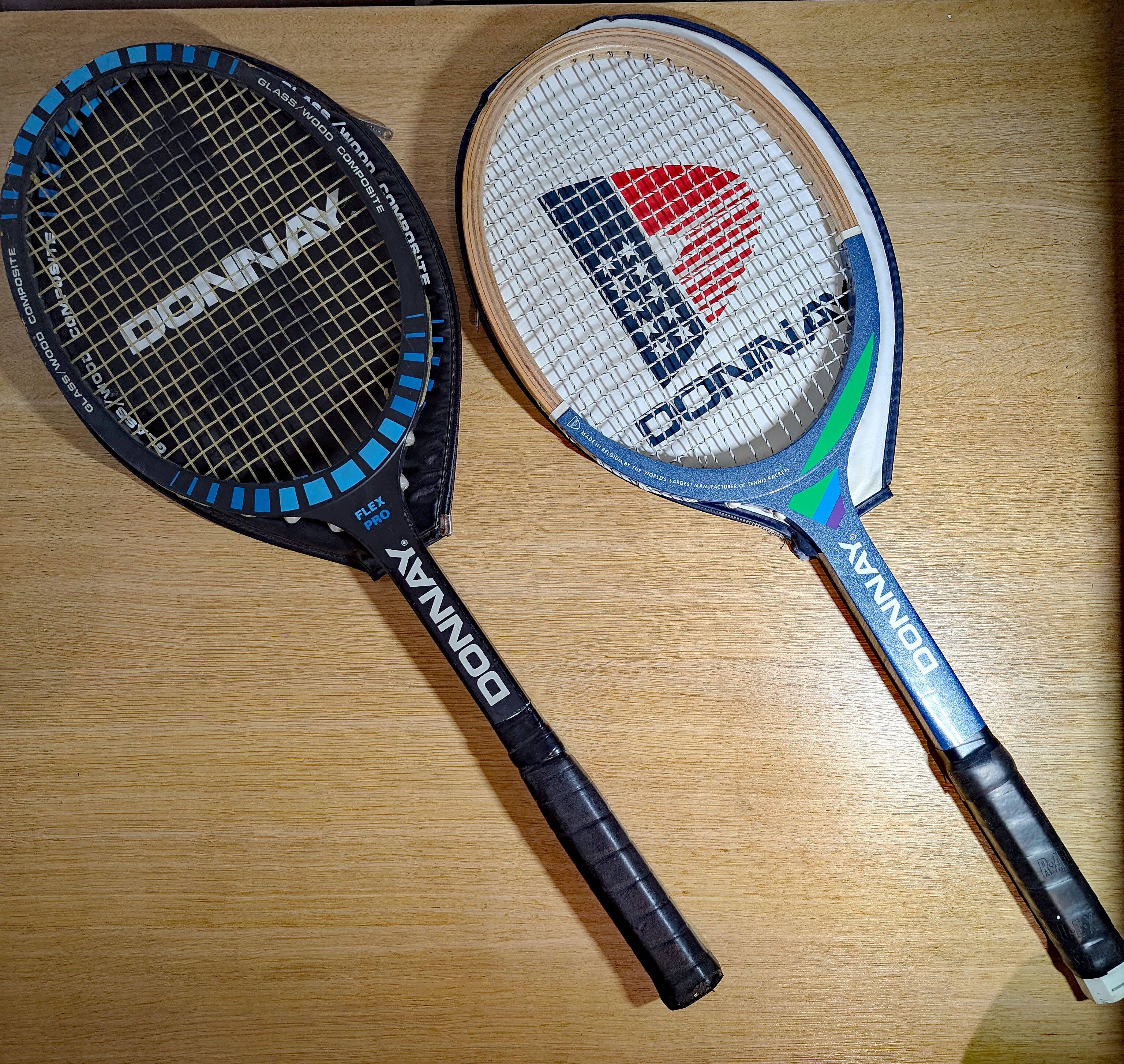 Vintage tennis rackets – Made in Belgium