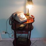 Telephone extra cabinet, wooden, 3 trays, 1 drawer