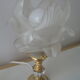 Paire de lampes vintage dorées