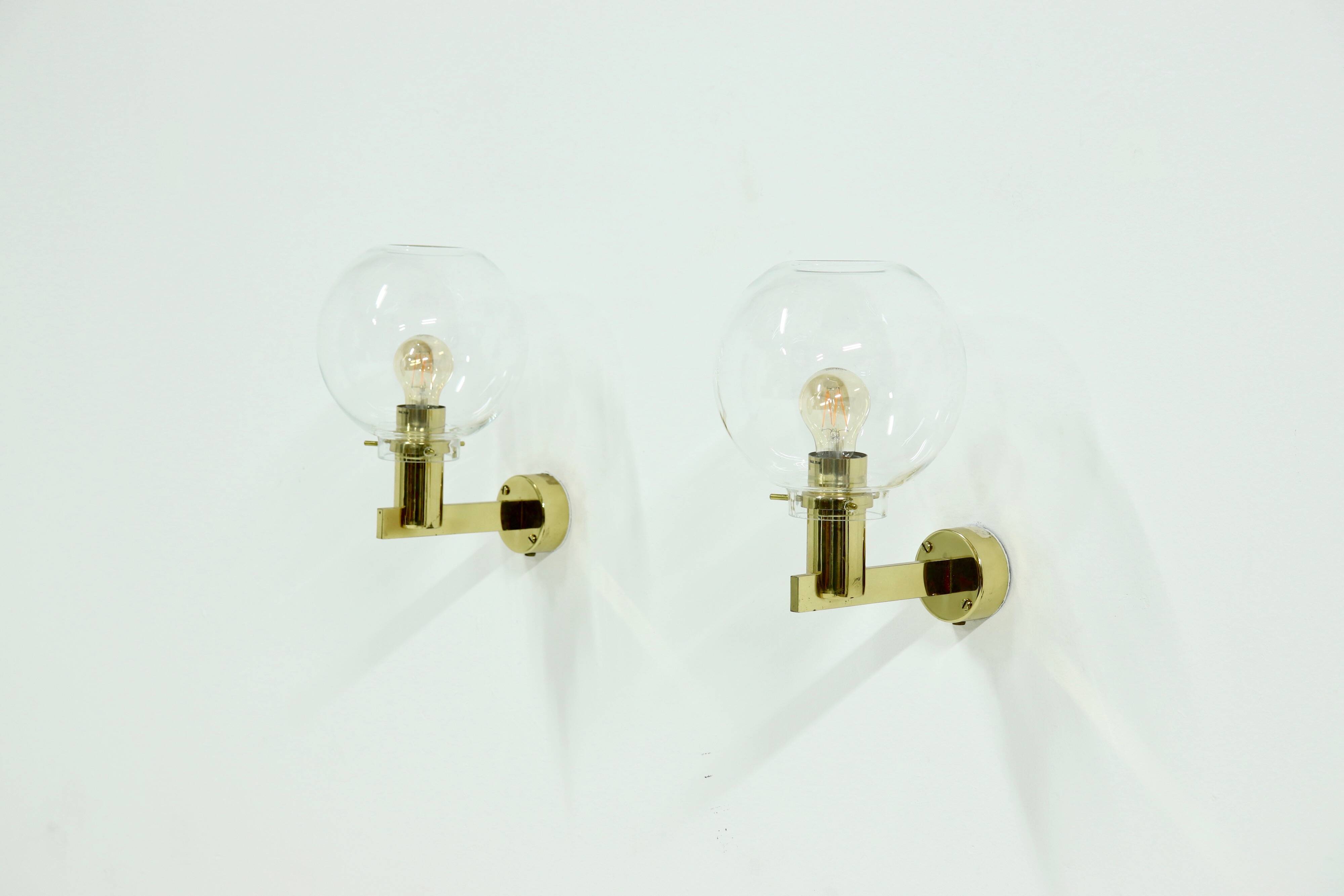 Pair of Wall Lamps by Hans-Agne Jakobsson for Markaryd 1960s