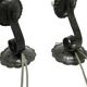Brutalist sconces, Poland, 1970s, set of 2